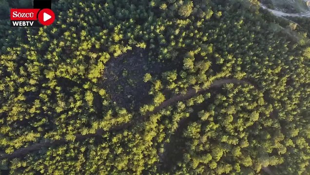 Akbelen'de inşaat çalışmalarının son hali görüntülendi