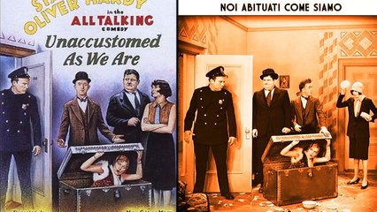 STANLIO E OLLIO A COLORI Non abituati come siamo Stan Laurel e Oliver Hardy