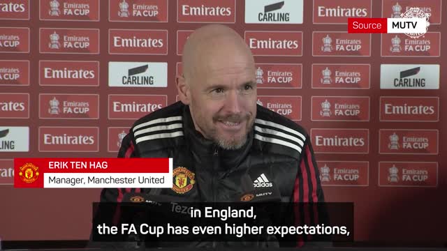 Ten Hag hoping to guide United through the FA Cup