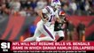 Report: NFL Will Not Resume Bills vs. Bengals