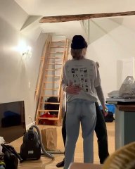 Ben Attal et sa compagne Jordane Crantelle sur Instagram. Le 4 janvier 2023.