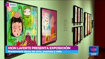 Mon Laferte expone pinturas, bordados y poemas