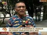 Pueblo venezolano aprueban trabajos del Poder Legislativo al aprobar 27 leyes en el año 2022