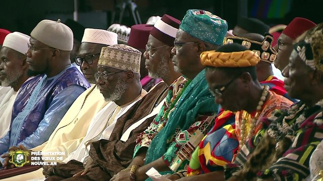 Présentation des vœux 2023, des Chefs traditionnels et guides religieux au Chef de l'Etat