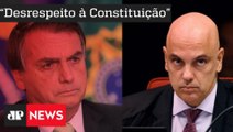Bolsonaro ajuíza ação no STF contra Alexandre de Moraes por abuso de autoridade