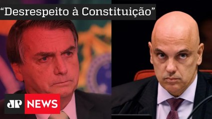 Bolsonaro ajuíza ação no STF contra Alexandre de Moraes por abuso de autoridade