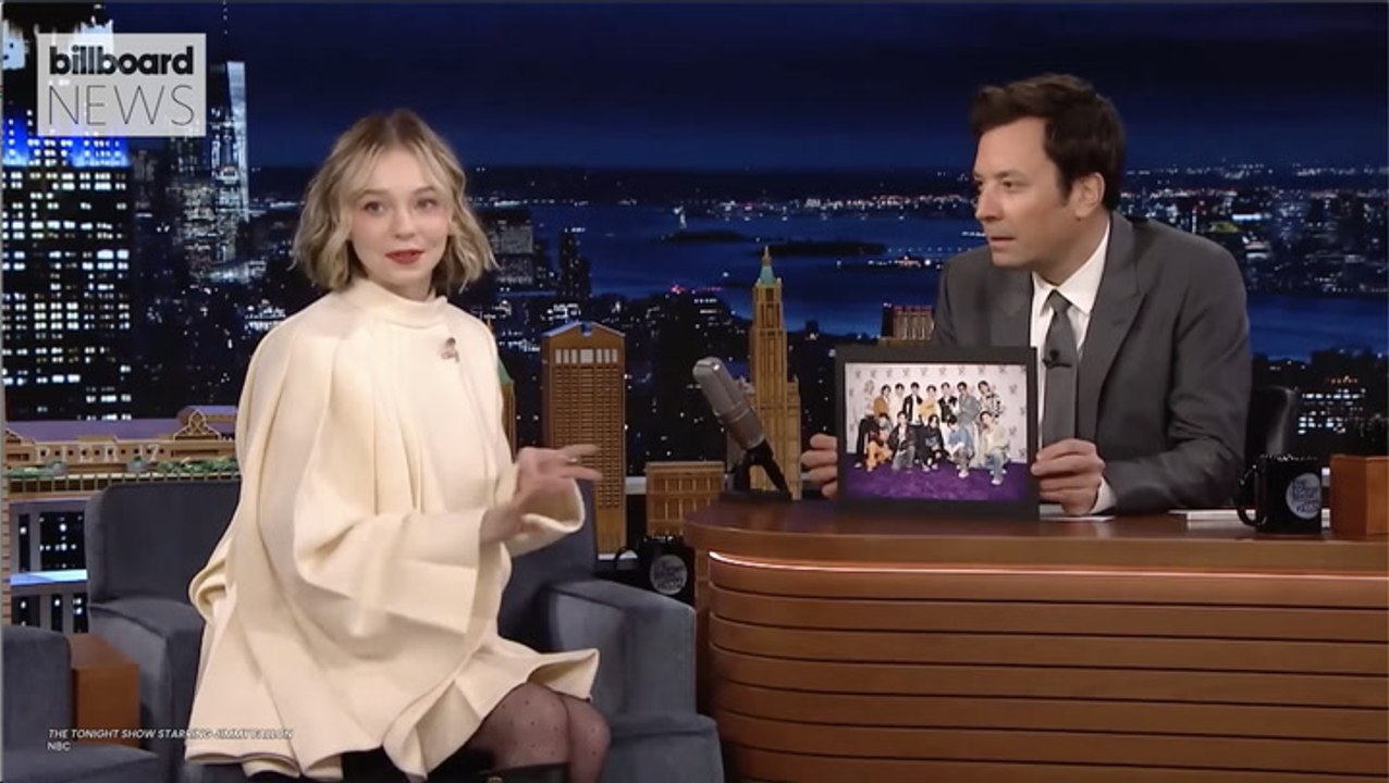 'Wednesday' Star Emma Myers Explains the Meaning Behind K-Pop Group SEVENTEEN's Name | Billboard News