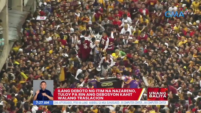 Ilang deboto ng Itim na Nazareno, tuloy pa rin ang debosyon kahit walang Traslacion | UB