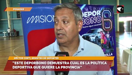 “Este deporbono demuestra cual es la política deportiva que quiere la provincia”