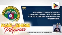 Contact tracing para sa walong Pinoy galing China, sinimulan na