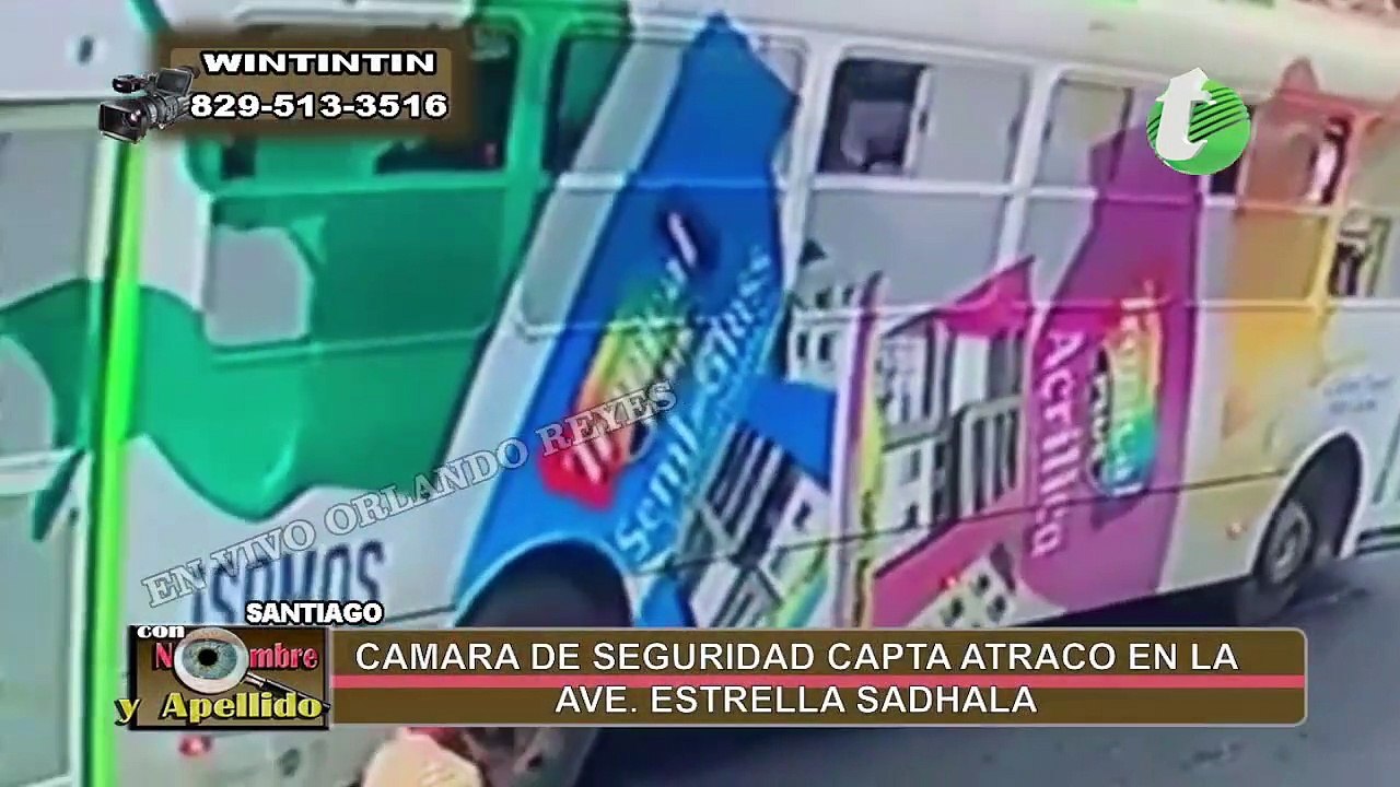 Momento que atracan banca