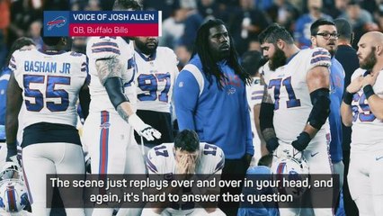 Emotional Bills overjoyed to hear Hamlin's condition improving