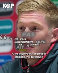 Kevin de Bruyne est-il droitier ou gaucher ?  ANALYSE
