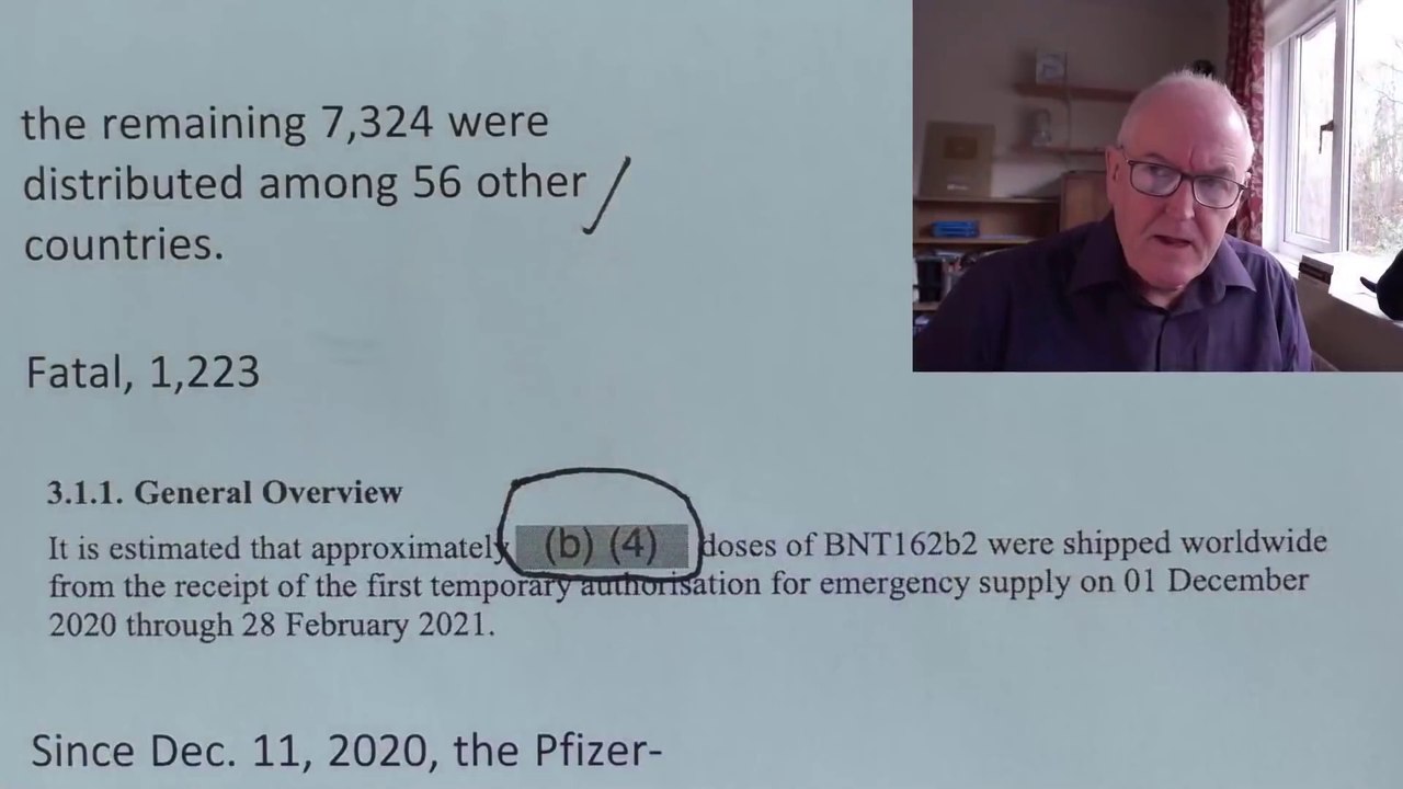 The Pfizer documents - Freedom of Information Act | Dr. John Campbell