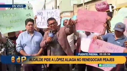 Download Video: Alcalde de Puente Piedra pide a Rafael López Aliaga cumplir su promesa de anular peajes en Lima