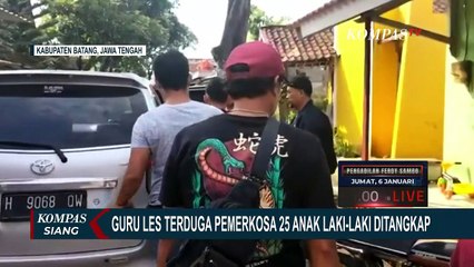Guru Les Rebana di Batang Terduga Pemerkosa 25 Anak Laki-laki Ditangkap di Rumah Kontrakan!
