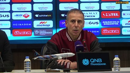 Abdullah Avcı: Oyunda teslim olmamız beni çok üzdü