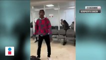 Migrante amenaza a autoridades de aeropuerto de Cancún