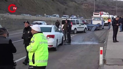 Tokat'ta 5 araç kazaya karıştı: 9 yaralı