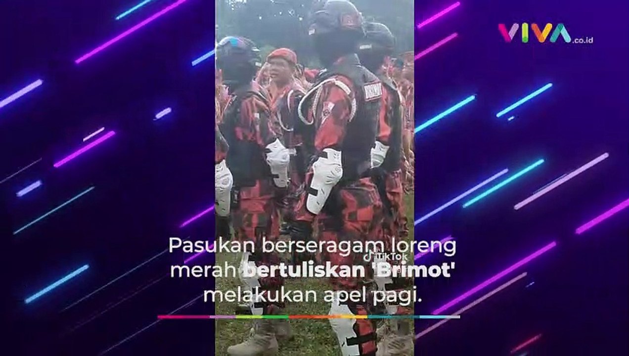Kenalin Nih Pasukan Loreng Merah Bertuliskan ‘BRIMOT’
