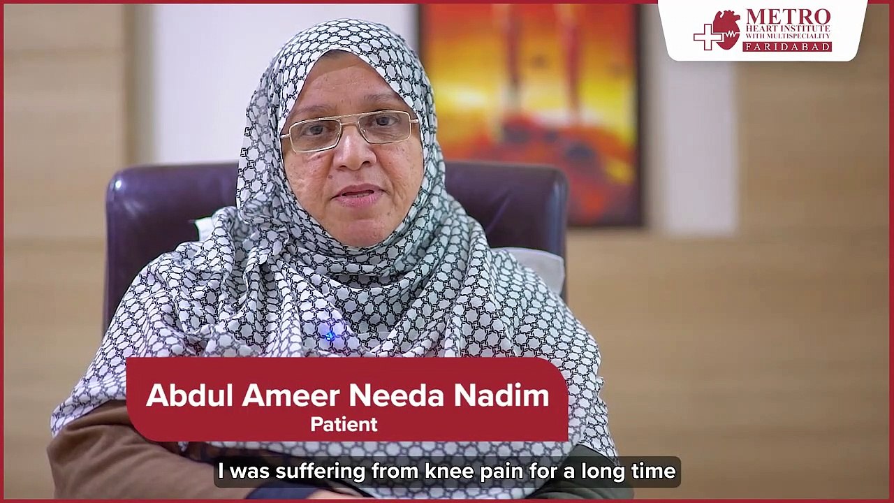 Patient Success Story | Successful Knee Replacement Surgery at Metro Hospitals