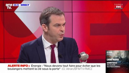 "L'État n'a pas vocation à prendre en charge tous les surcoûts liés à l'électricité", précise Olivier Véran