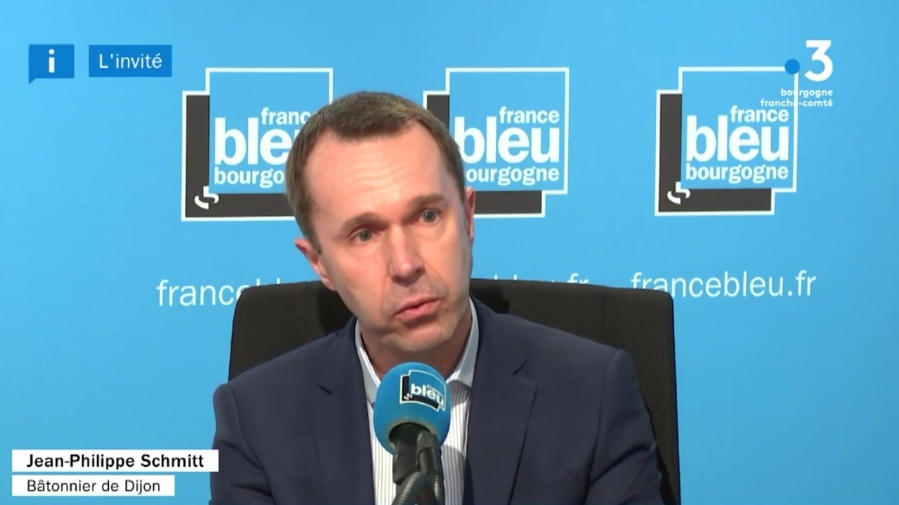JeanPhilippe Schmitt, bâtonnier du barreau de Dijon Vidéo Dailymotion