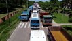 Hundreds of Bolivian protesters in trucks block highway after arrest of opposition leader