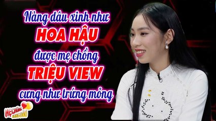Cưới dâu xinh như HOA HẬU mẹ chồng TRIỆU VIEW cưng như trứng dạy dỗ từ tí khiến Quyền Linh nể phục