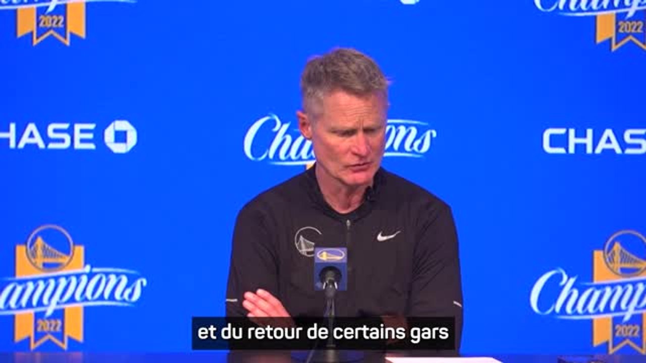 Warriors - Kerr : "C'est vraiment dur de gagner un match de NBA"