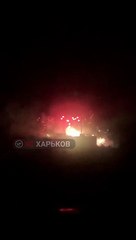Russos atingiram armazém de pirotecnia em Kharkiv. Eis o 'espetáculo'