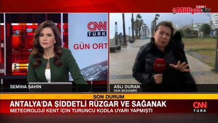 Meteoroloji'den 11 il için uyarı! Antalya'da şiddetli yağmur ve fırtına