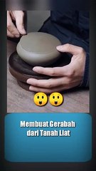 Unik.. Membuat Gerabah dari Tanah Liat