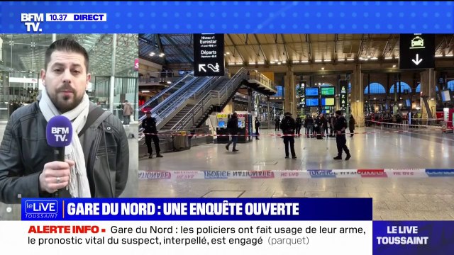 Attaque à la gare du Nord: On aurait pu avoir un bilan bien plus lourd si mes collègues n'avaient pas agi très rapidement , estime Yoann Maras (syndicat de police Alliance)