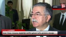 İsmet Yılmaz: Anayasa değişikliği teklifini gelecek hafta gündeme alacağız