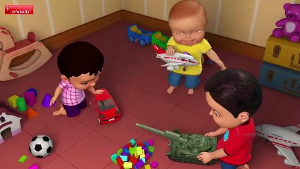 Shahar Mein Badi Gaadi Aayi - Vehicle Toys - Hindi Rhymes for Children - Infobells