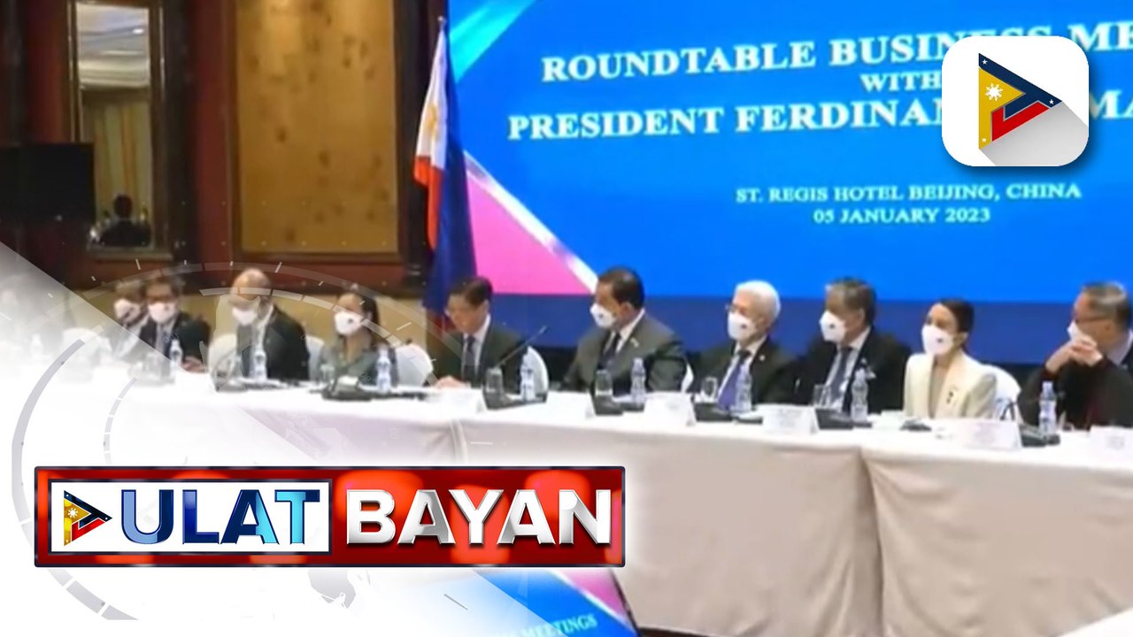 Roundtable meeting ni Pres. Ferdinand R. Marcos Jr. sa state visit sa China, sumentro sa mga bagong oportunidad at pagpapalago ng ekonomiya ng bansa