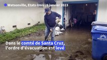 Californie: des habitants évaluent les dégâts causés par les inondations