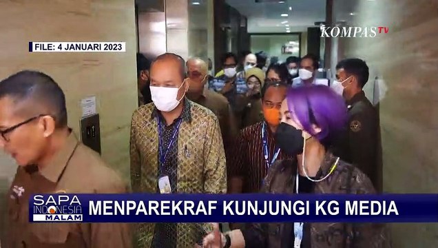 Kunjungi Kompas Gramedia, Menteri PAREKRAF Sandiaga Uno: Luar Biasa Inovasi & Digitalisasi KG Media