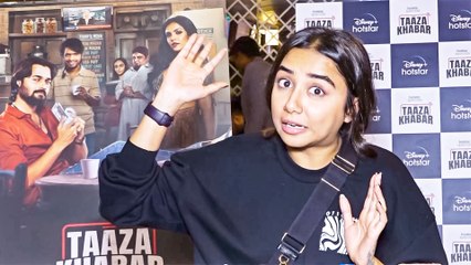 Prajakta Koli Looks Super Cute At Taaza Khabar Screening