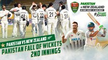 Pakistan Fall of Wickets 2nd Innings | Pakistan vs New Zealand | 2nd Test Day 5 | PCB | MZ2L