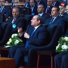 السيسي: الناس اللي بتقول مش كفاية طرق وأسفلت ديه أول حاجة تتعمل علشان نوصلكوا وتوصلوا لنا