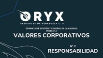 Valores Corporativos: Responsabilidad