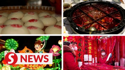 Скачать видео: Chinese prepare early for upcoming Lunar New Year