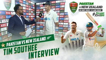 Tim Southee Interview | Pakistan vs New Zealand | 2nd Test Day 5 | PCB | MZ2L