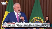 “Quem fizer algo grave, será convidado a se retirar”, diz Lula a ministros; Schelp analisa