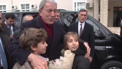 BAKAN AKAR, ŞEHİT YAKINLARI VE GAZİLERLE BİR ARAYA GELDİ