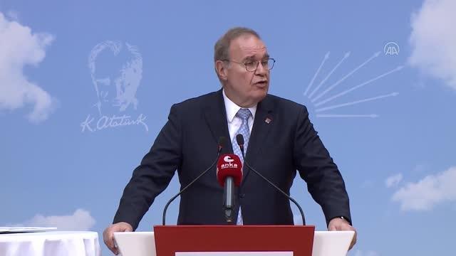 CHP Sözcüsü Faik Öztrak, basın toplantısı düzenledi (1)