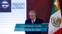 Lamenta AMLO muertes de militares y “de seres humanos” en operativo Ovidio Guzmán