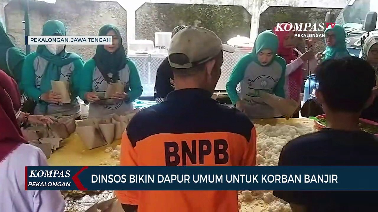 Dinsos Dirikan Dapur Umum Untuk Korban Banjir